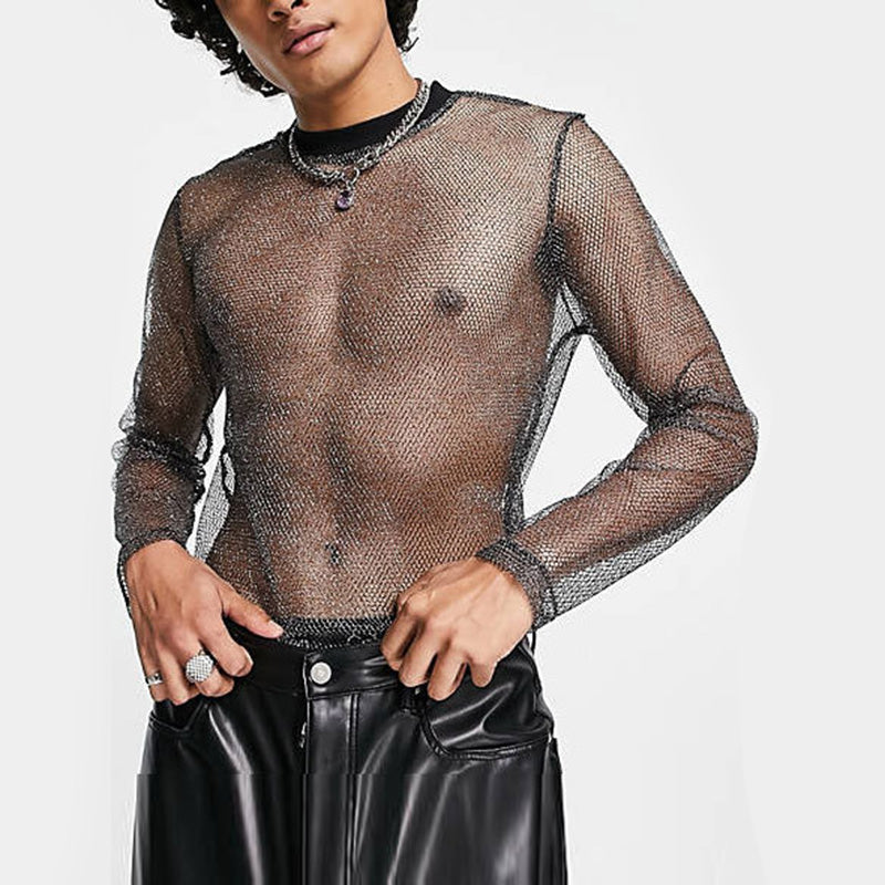 Aule Metallic Mesh T-shirt