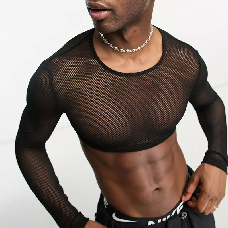 Aule Fishnet Cop Top