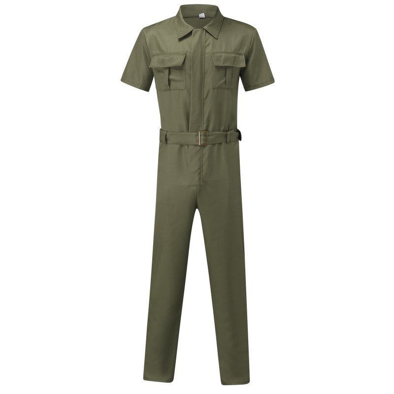 Aule Belted Cargo Jumpsuits